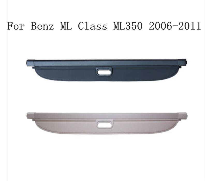 Изображение товара: Защитный чехол для багажника автомобиля, Накладка для груза 06-11 Benz ML класса ML300 ML350 ML500 2006-2011 (черный, бежевый)