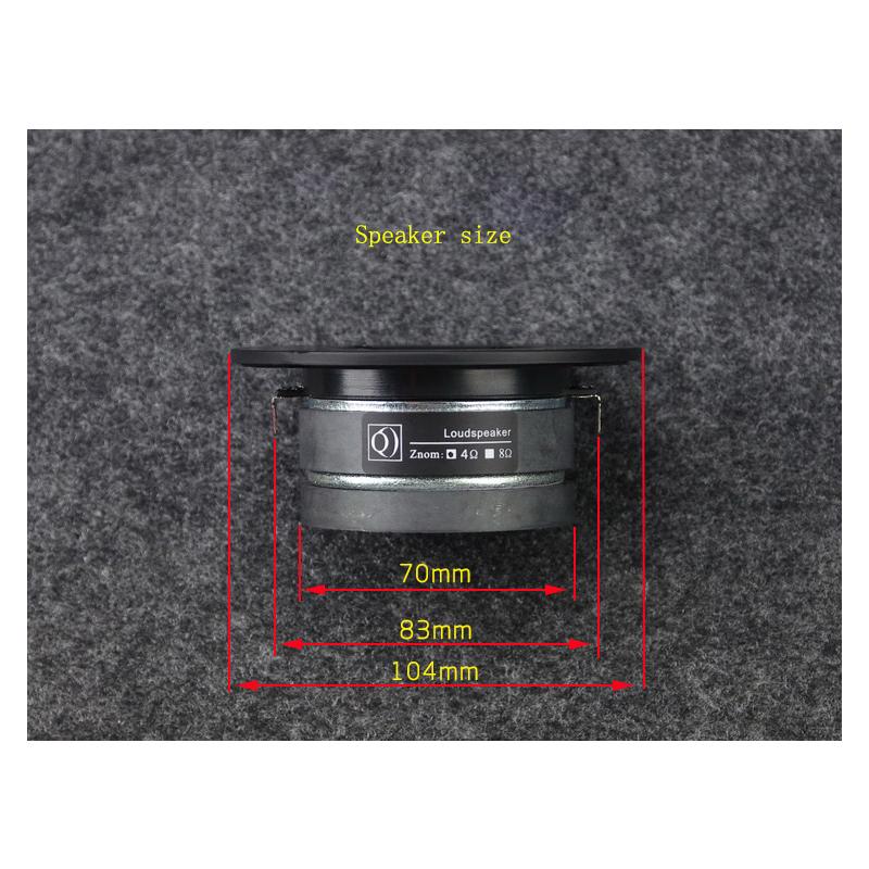 Изображение товара: RF-104M 25 Вт 4ohm/8ohm твитер 4 дюйма лихорадка купол шелковая пленка в виде книжной обложки Динамик дома Театр Динамик твитер класса люкс Динамик