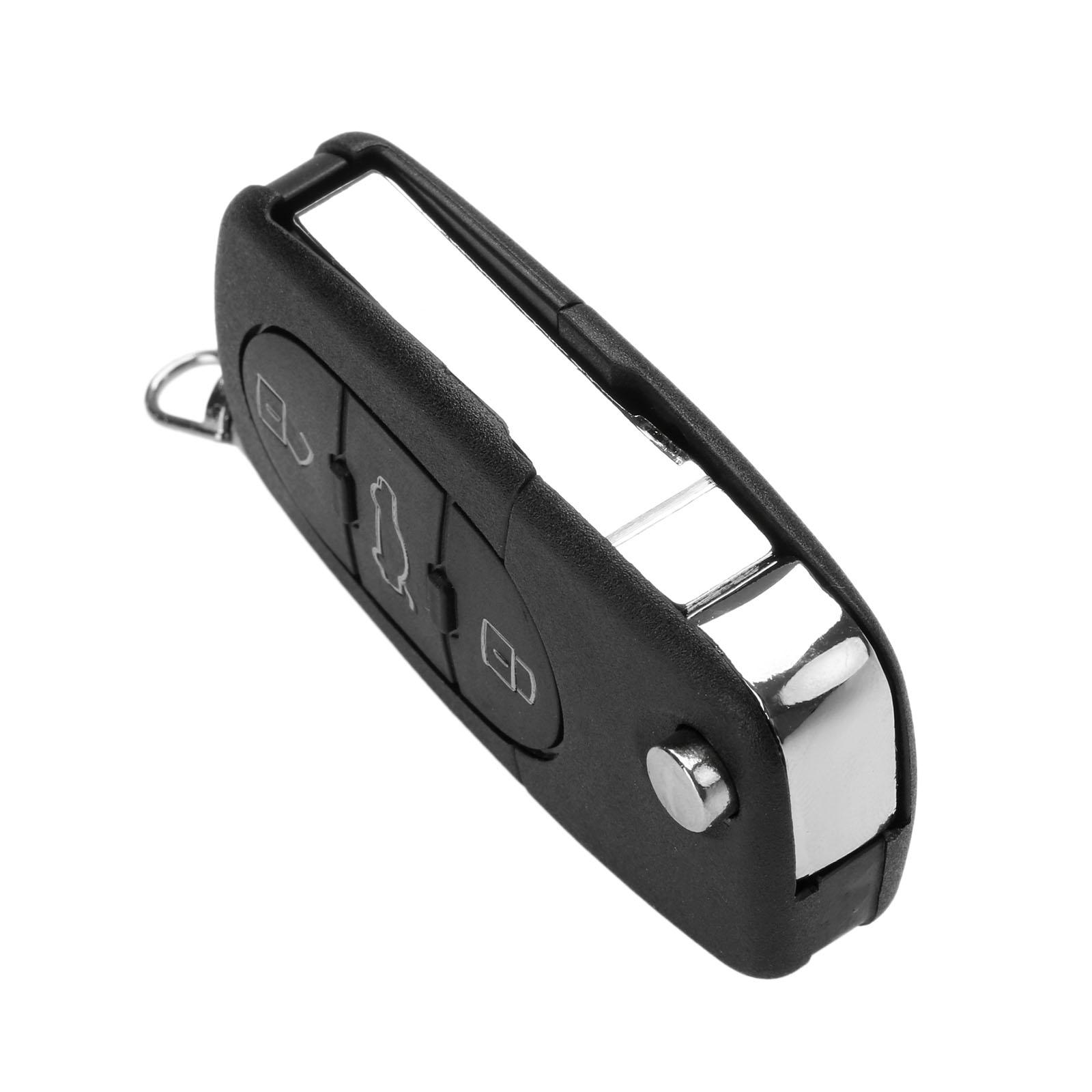 Изображение товара: 433 МГц 3-кнопочный Автомобильный Дистанционный ключ для Audi A6 TT 4D0837231K, складной Автомобильный ключ-брелок, чехол для ID48, автомобильный флип-ключ