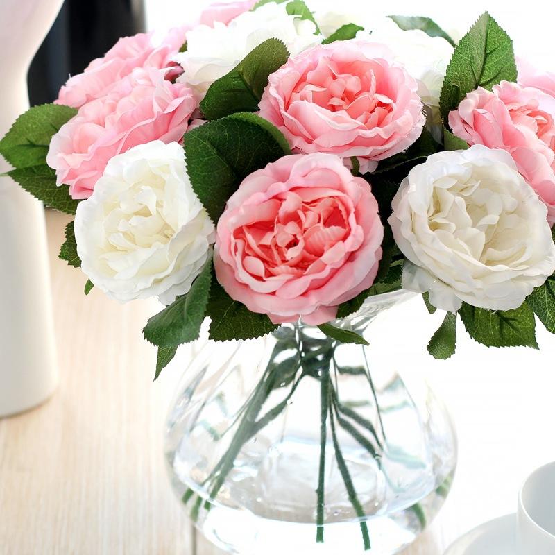 Изображение товара: 1 букет шелковых искусственных цветов, Ночная Роза, свадебная Шелковая Роза для свадьбы, цветок на стену, цветок для букета, свадебная Роза