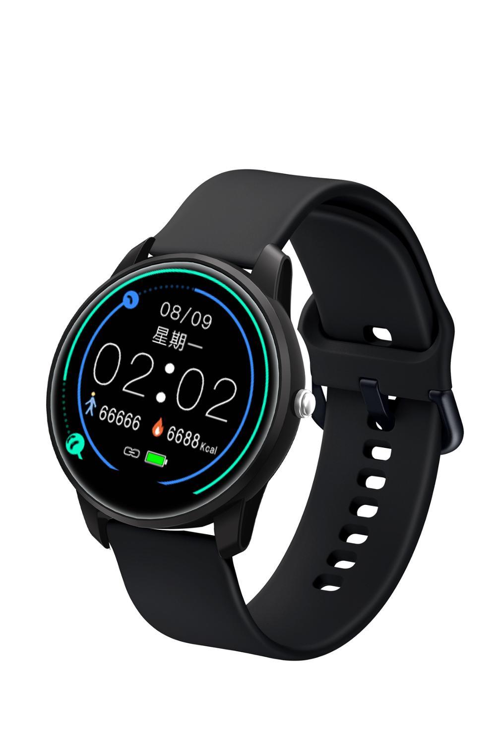 Изображение товара: Смарт-часы для мужчин 2020, полностью сенсорные, кровяное давление, умные часы для женщин, водонепроницаемые, трекер сердечного ритма, спортивные часы для Android IOS