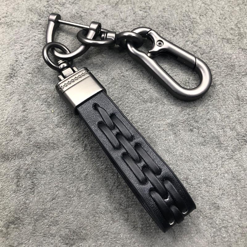 Изображение товара: Брелок для ключей, из искусственной кожи, прочный, винтажный