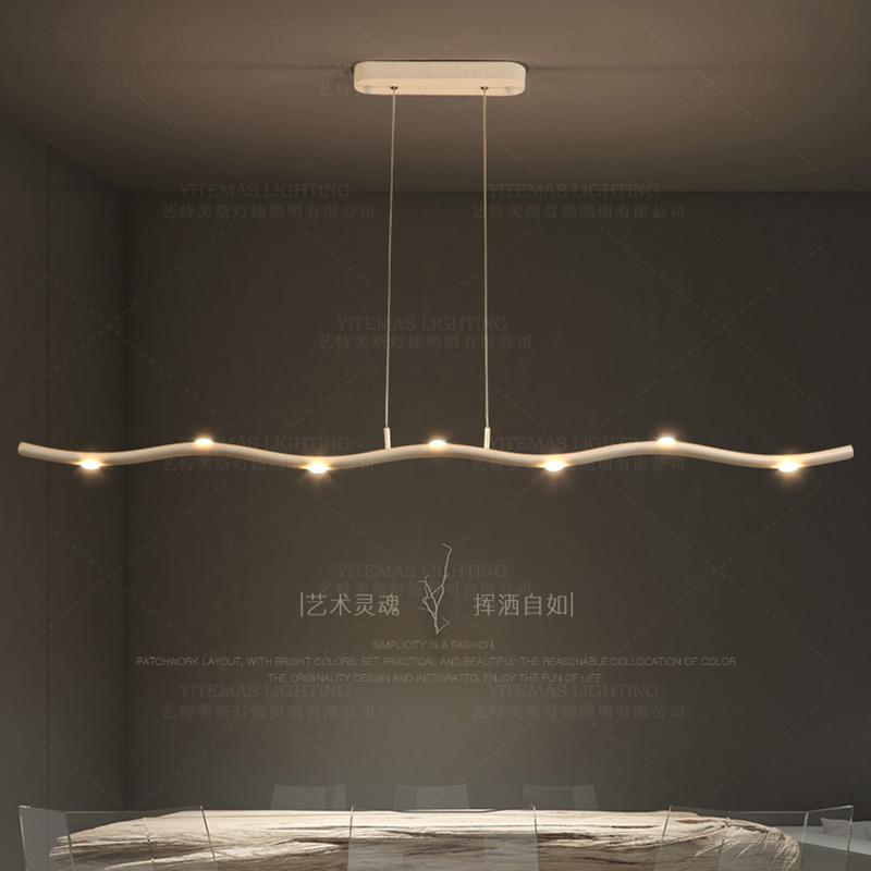 Изображение товара: Современный подвесной светодиодный светильник в стиле лофт, белый светильник в скандинавском стиле, лампы в виде ветвей дерева для спальни, кухни, столовой, ресторана