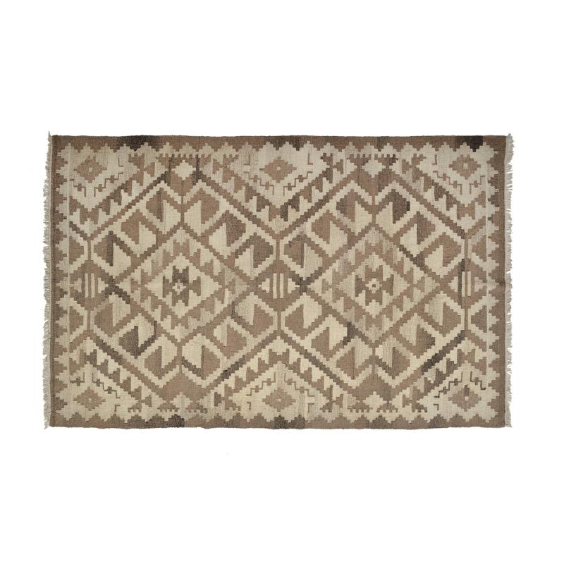 Изображение товара: Красивый американский гобелен ручной вязки из чистой шерсти с геометрическим рисунком в стиле ретро gc137kli02yg2