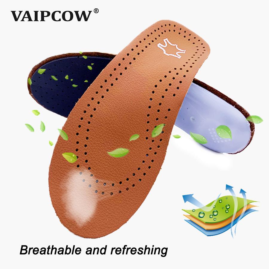 Изображение товара: Кожаные детские ортопедические стельки, Плоская стопа, поддержка арки 2,5 см, ортопедическая обувь, подушка для ног корригибиля, стелька для ухода за ногами