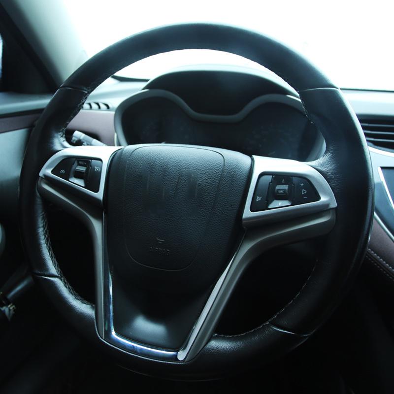 Изображение товара: Автомобильная панель управления направлением на руль 3 и 9 часов, декоративные наклейки для модификации рамы для Chevrolet Cruze/Malibu