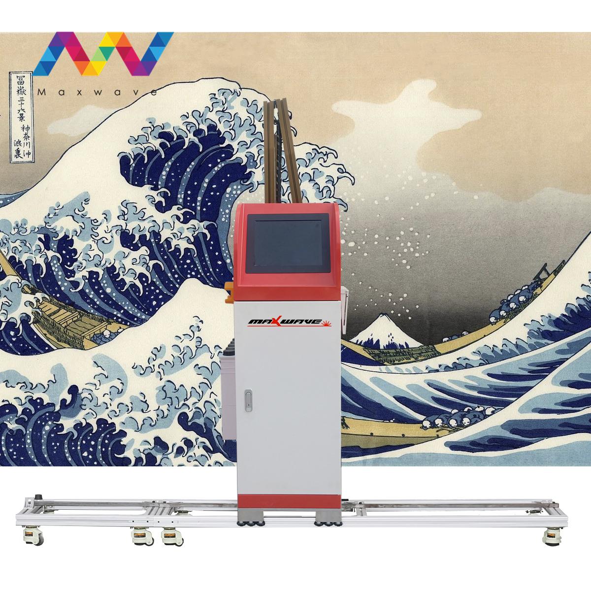 Изображение товара: Рельсовый 3D эффект автоматический вертикальный настенный принтер цветная струйная настенная живопись печатная машина