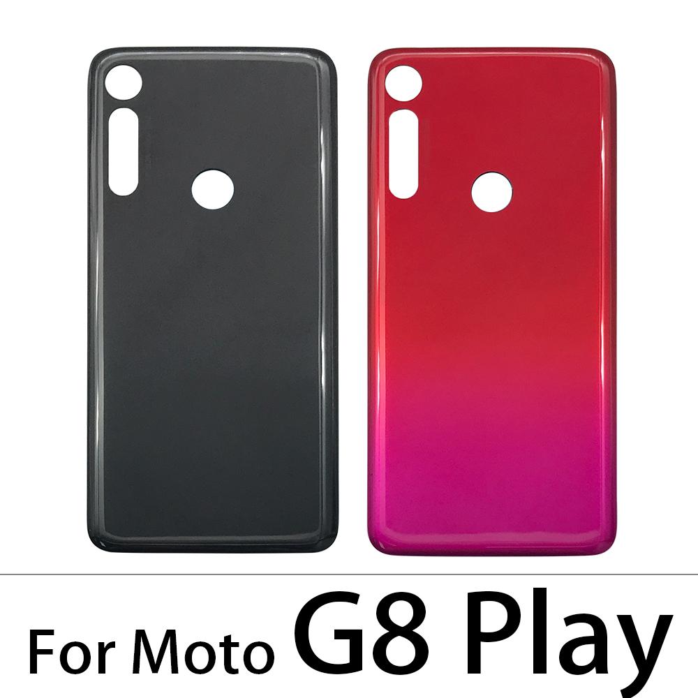 Изображение товара: Новая задняя крышка батарейного отсека с клейкой наклейкой для Motorola Moto G7 Power / G7 Plus / G8 Play / G8 Plus