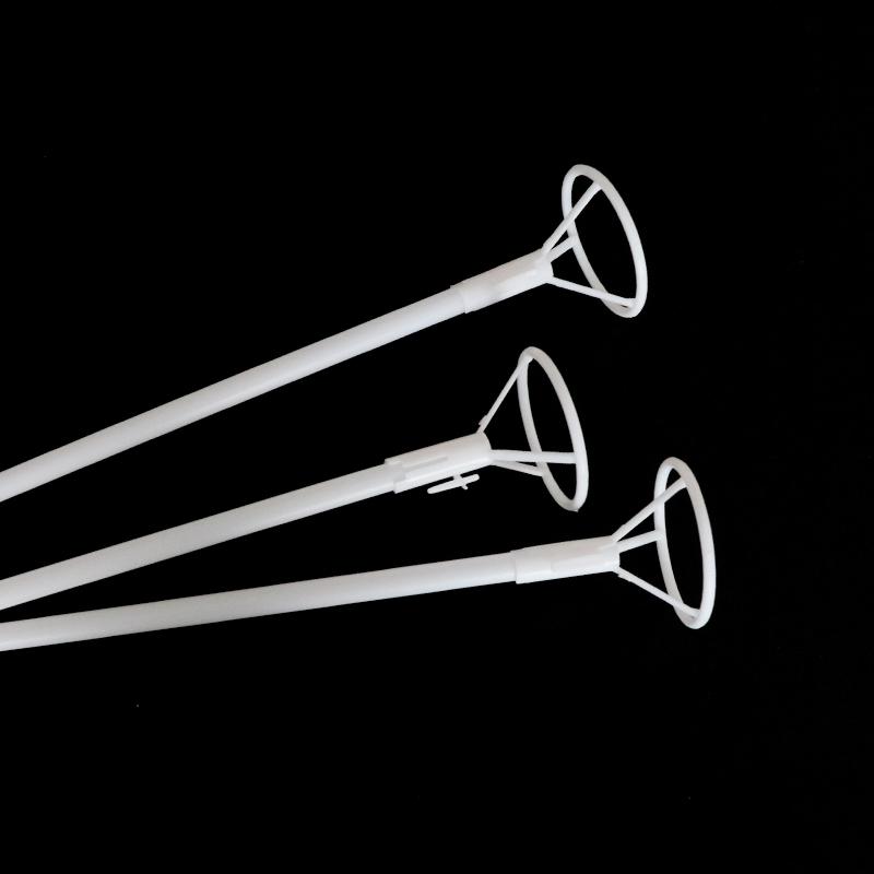 Изображение товара: 50 шт./лот 40 см палочки из фольги для воздушных шаров белые палочки из ПВХ для держателя воздушных шаров палочки с чашкой аксессуары для украшения вечевечерние