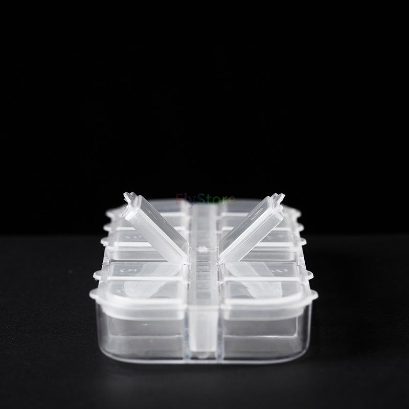 Изображение товара: 1 шт. стоматологический контейнер 12 контейнеров с индивидуальными крышками для стоматологических ортодонтических скобок/зубных трубок/лент, детали, чехол