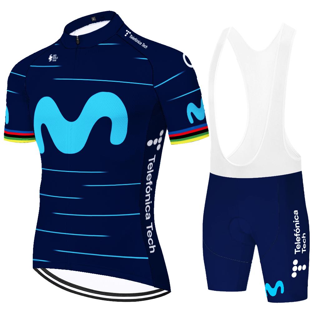 Изображение товара: Джерси для велоспорта 2022, одежда для команды чемпионов, велосипедные шорты для горных велосипедов, Джерси movistar для триатлона, одежда для велоспорта