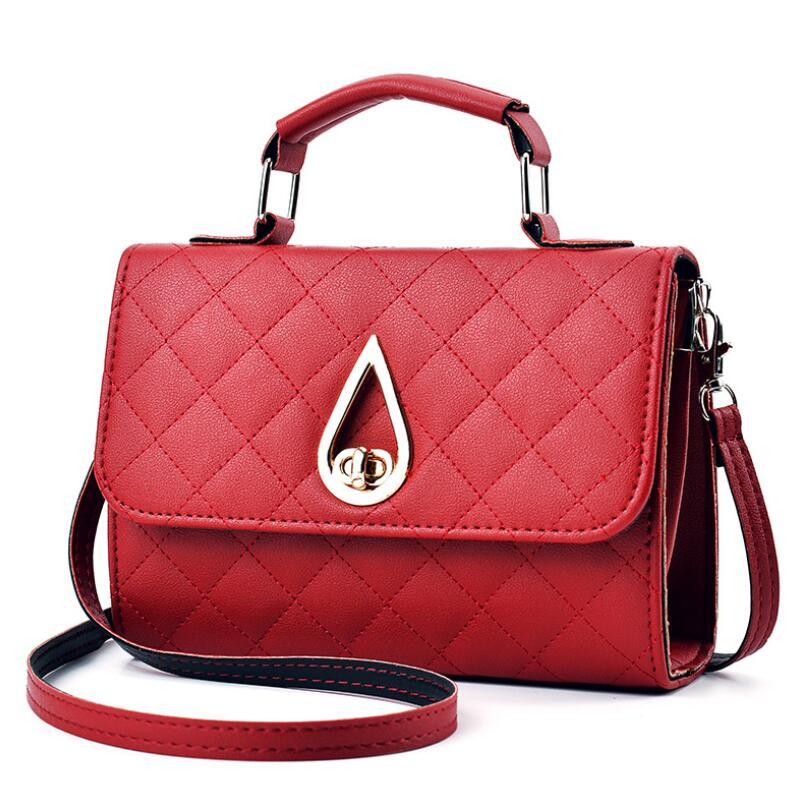 Изображение товара: Модная женская сумка-мессенджер, роскошные сумки, женские сумки, дизайнерская Повседневная сумка через плечо, винтажная короткая кожаная сумка на плечо