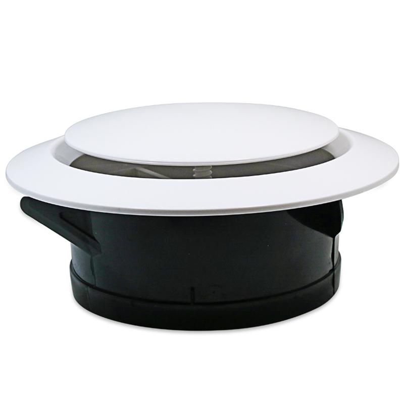 Изображение товара: 200 мм ABS вентиляционное отверстие Крышка для ванной потолочная стена поставка и выхлопная вентиляционная решетка для круглого трубопровода