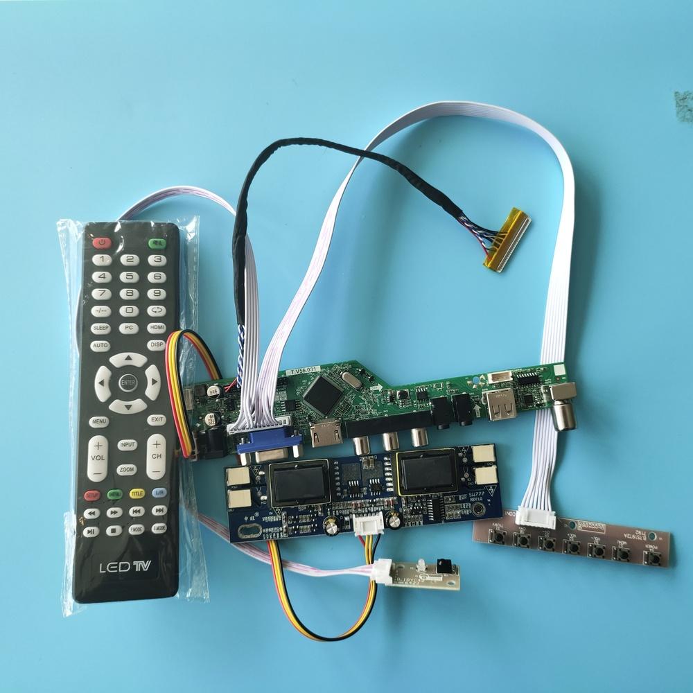 Изображение товара: Набор для LM201WE3-(TL)(J1)(TL)(K3)1680X1050 Модуль платы пульта дистанционного управления VGA AV TV USB 4 лампы Драйвер сигнала 30pin Новый LCD HDMI