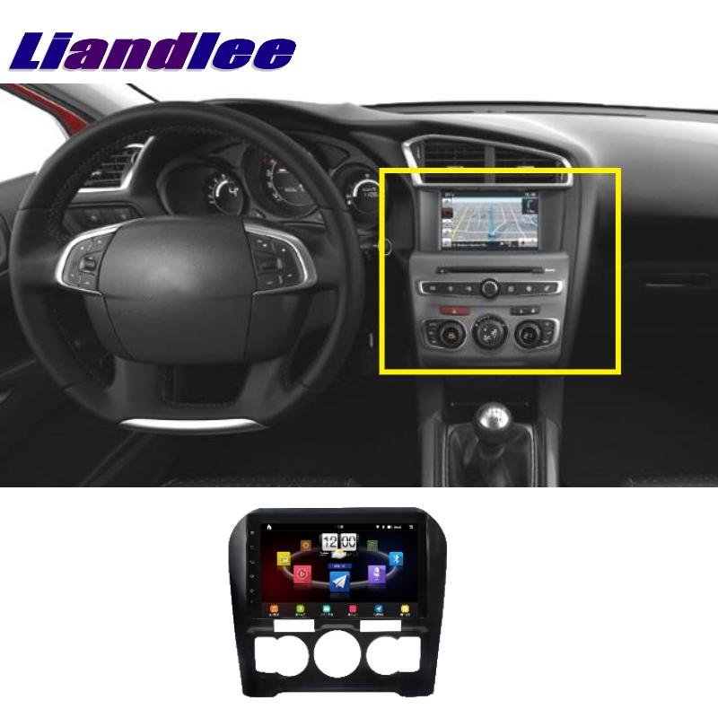Изображение товара: Автомагнитола Liandlee для Citroen C4 2004 ~ 2010, мультимедийный телевизор, DVD, GPS, Hi-Fi, радио, стерео, навигация в оригинальном стиле, NAVI