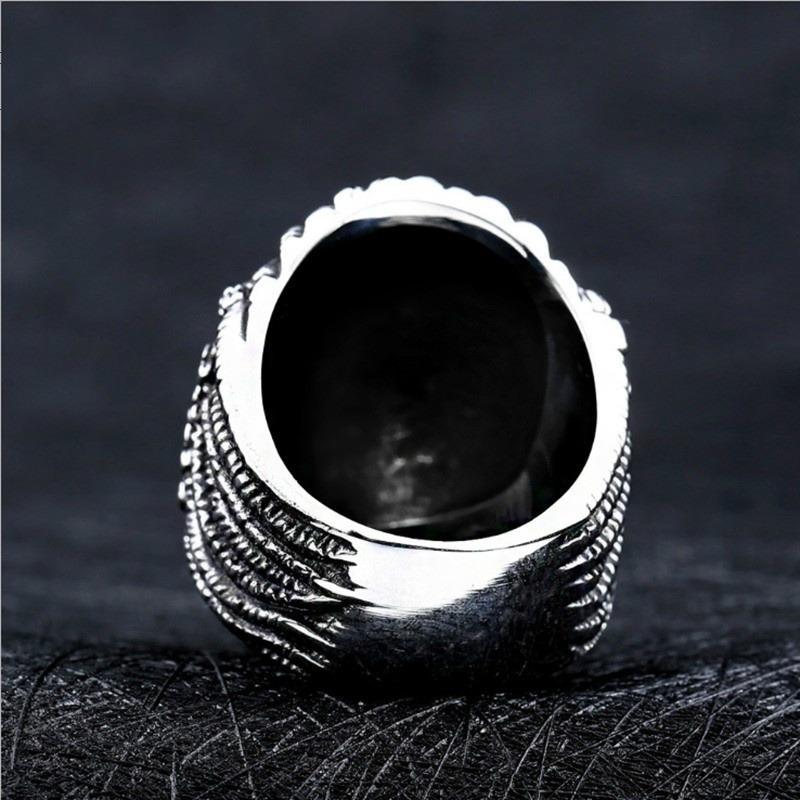 Изображение товара: Таинственный инопланетянин перстень для мужчин Ретро готический стиль кольцо металлические ювелирные изделия
