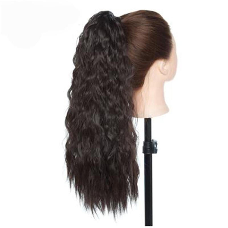 Изображение товара: 1 шт., синтетический удлинитель волос на завязках для конского хвоста, для женщин