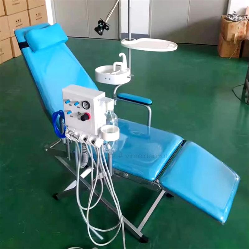 Изображение товара: Стоматологический портативный складной стул + воздушный компрессор + турбинный блок