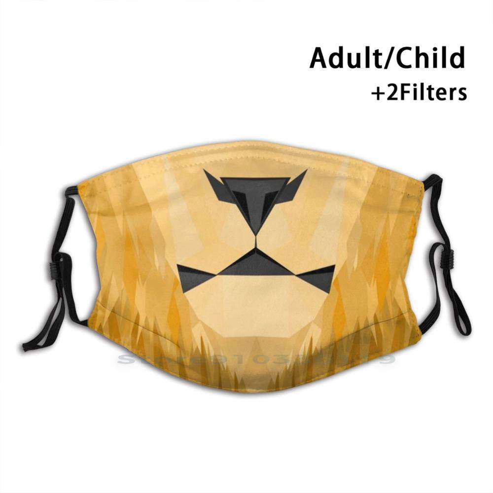 Изображение товара: Лев рот для взрослых детей моющаяся забавная маска для лица с фильтром лев Король Лев льва Король джунглей Лев искусство