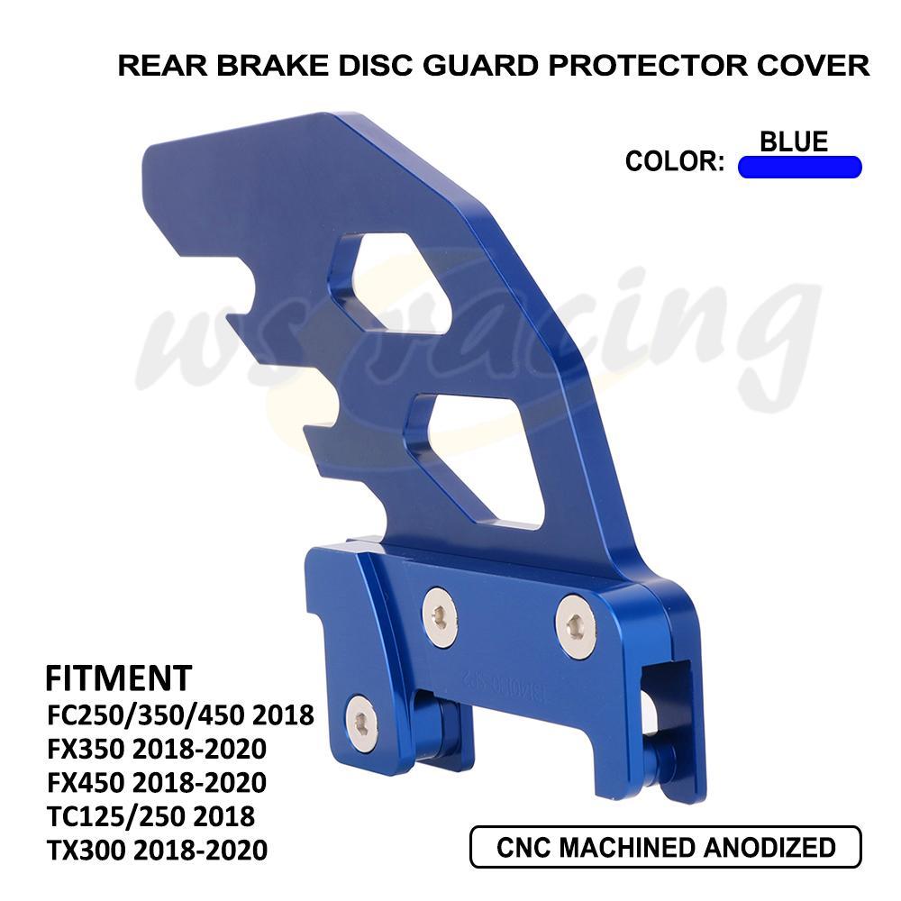 Изображение товара: Мотоциклетная защита заднего тормозного диска протектор для Husqvarna FC250 FC350 FC450 FX350 FX450 TC125 TC250 TX300 2018 2019 2020