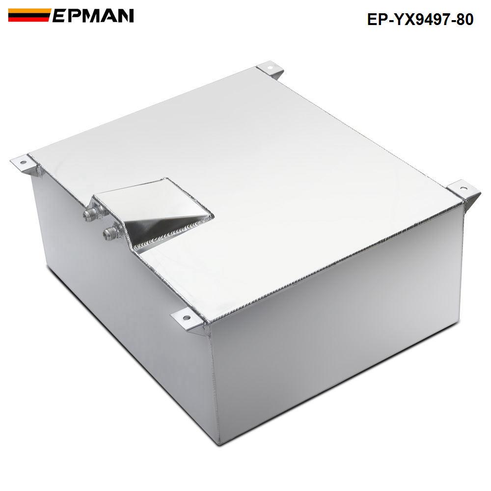 Изображение товара: Универсальный алюминиевый топливный бак EPMAN 80 л, бензиновый топливный бак, топливный резервуар с перенапряжением топлива, с крышкой/пеной внутри/датчиком