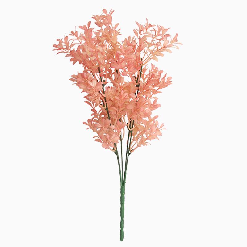 Изображение товара: 1 шт. розовый домашний декор, свадебный цветок, Листва растений, искусственный цветок на стену, трава, букет, имитация растений, аксессуары, искусственный цветок