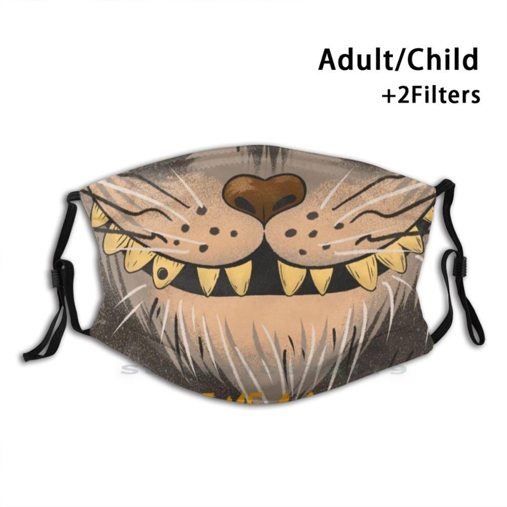 Изображение товара: Кот улыбка даете мне улыбку рот печати многоразовый Pm2.5 фильтр DIY маска для лица для детей улыбающегося кота с изображением забавных милых карантин социальных