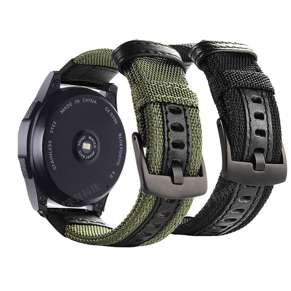 Изображение товара: Ремешок нейлоновый холщовый для Xiaomi huami Amazfit Bip Stratos 2/2S PACE GTR 42/47 мм, браслет для часов Amazfit GTR2 GTR 2