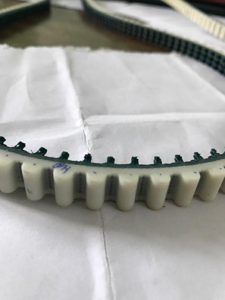 Изображение товара: Открытый ремень из полиуретана со стальным сердечником, 8-15 мм + зеленый узор, длина 2200 мм, регулировка ремня ГРМ, 4 шт.