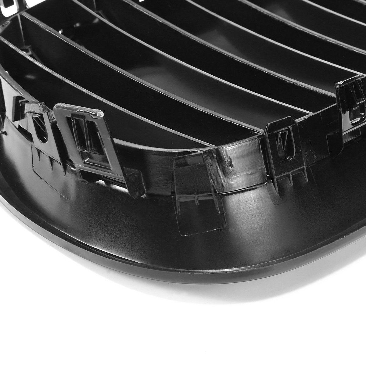 Изображение товара: Глянцевая черная M-Color Передняя решетка для радиатора BMW E60 E61 5 серии 2003-2010