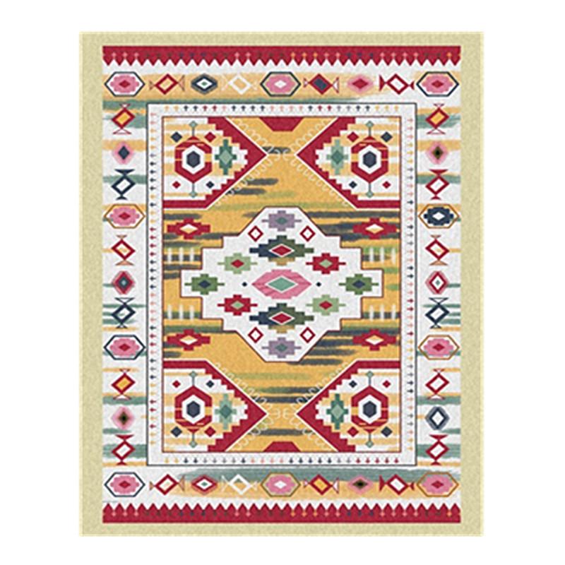 Изображение товара: Богемный Модный маленький ковер Марокко национальный геометрический Коврик для гостиной прикроватный коврик для спальни, кухни, ванной комнаты, напольный коврик