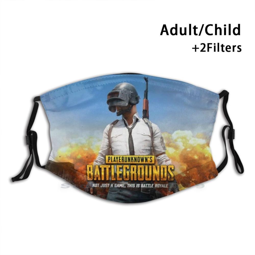 Изображение товара: Защитная маска Playerunknown'S Battlegrounds, Противопылевой фильтр смываемая маска для лица детей Pubg Mobile