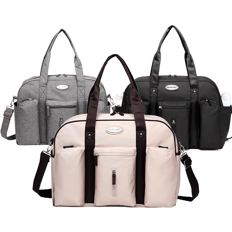 Изображение товара: Colorland модная сумка для мам и мам, рюкзак для подгузников большой вместимости, дорожный рюкзак, сумка для ухода за ребенком, женская сумка
