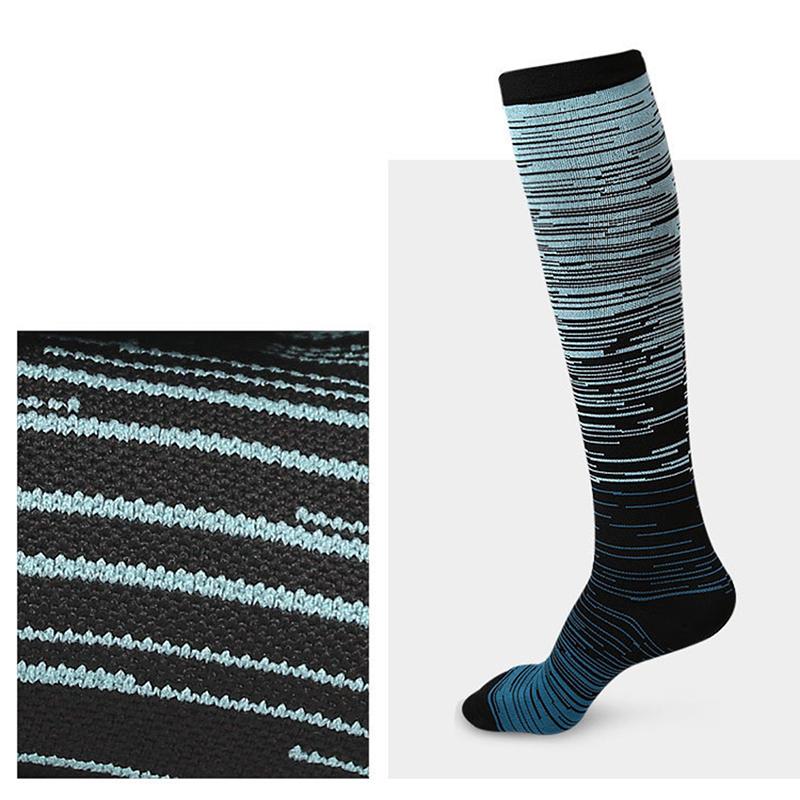 Изображение товара: Компрессионные носки для занятий йогой и фитнесом, спортивные высокие носки до середины икры, Ma Lisong, уличные носки для бега, уличные чулки под давлением