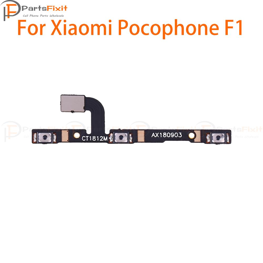 Изображение товара: Кнопка питания и громкости, гибкий кабель, Боковая кнопка, гибкая кнопка для Xiaomi Pocophone F1, переключатель ВКЛ./ВЫКЛ., кнопка управления, запасные части