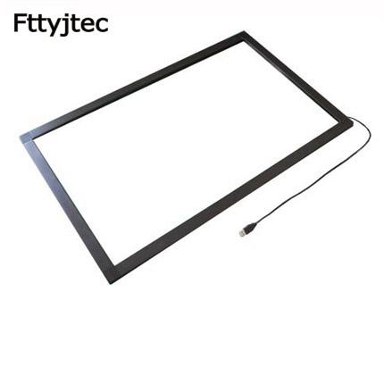 Изображение товара: 86 дюймовый инфракрасный сенсорный экран Fttyjtec с 20 точками, ИК сенсорный экран, USB plug and Play Fast, без стекла/формата 16:9