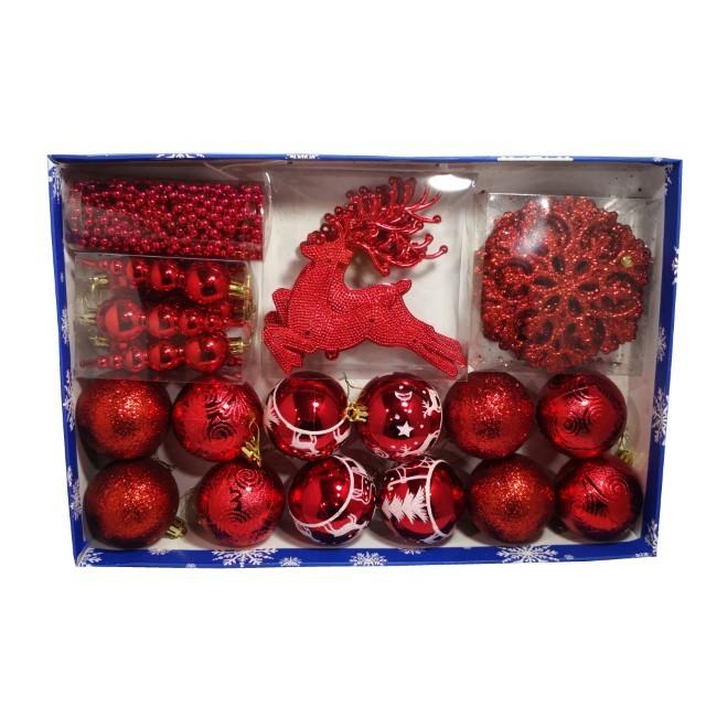 Изображение товара: SZ Bolas de Navidad maletin/Caja Decoration para rbol de Navidad. Для нового года и канделябры de Plástico Navideño модель Surtido