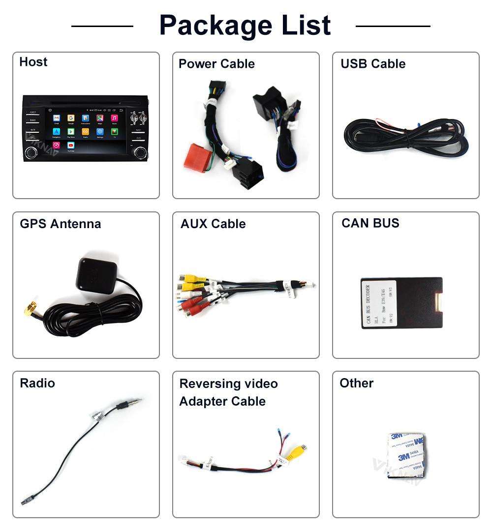 Изображение товара: Автомобильный радиоприемник на android для Porsche Cayenne 2003-2010 автомобильный мультимедийный плеер GPS навигация 2 din Авто аудио стерео приемник