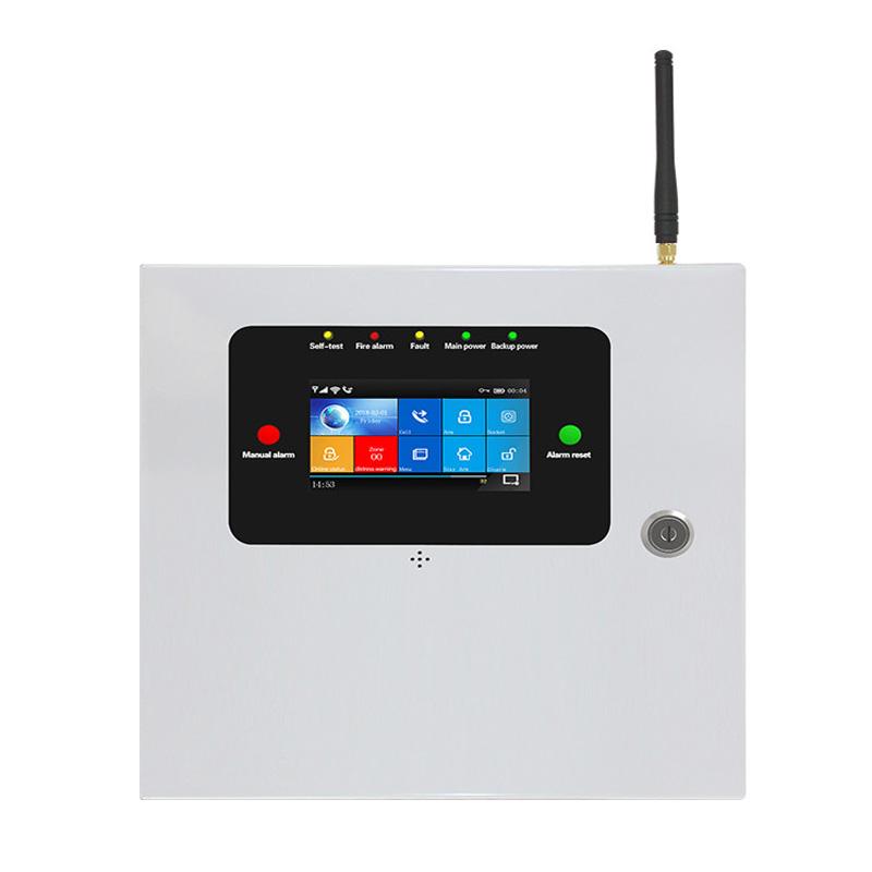 Изображение товара: Пожарная сигнализация с сенсорным экраном, Wi-Fi, 2G, GSM, 8 проводных зон, 433 МГц