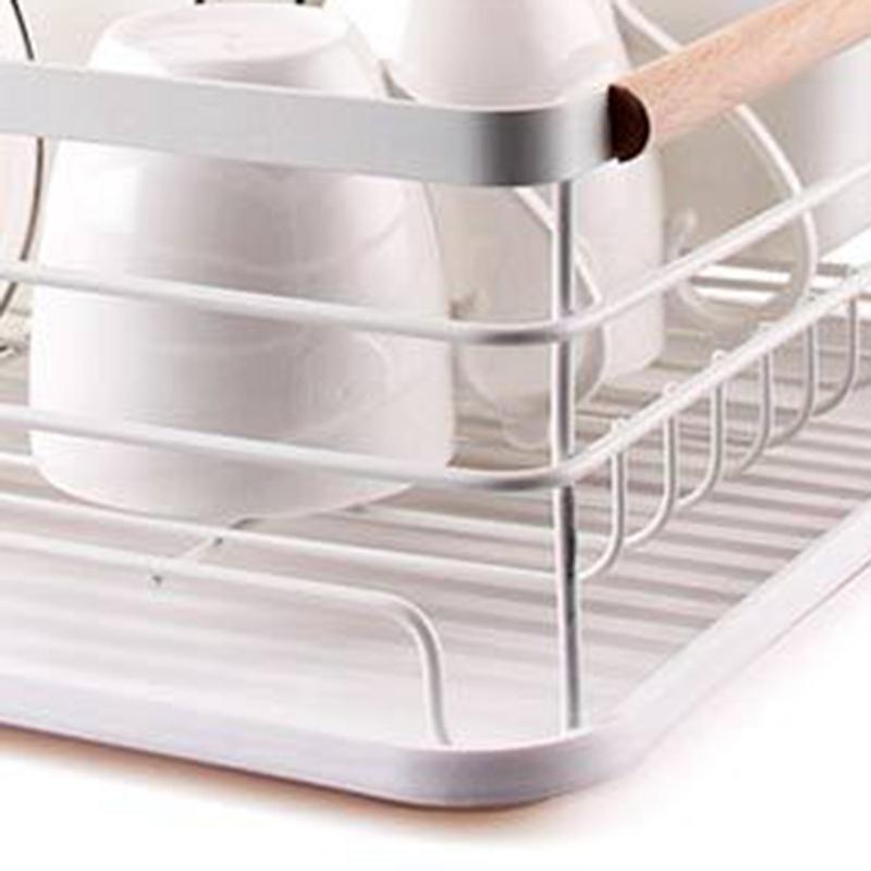 Изображение товара: Железная кухонная сушилка для посуды, корзина для хранения посуды, полка для вилок, тарелка, держатель для посуды, органайзер для раковины