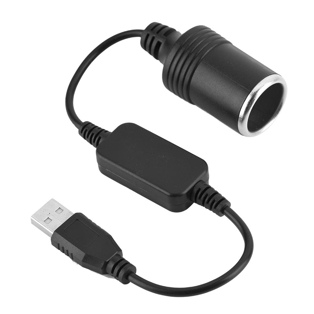 Изображение товара: 5V 2A USB порт в 12V розетка для автомобильного прикуривателя Женский адаптер конвертер шнур питания для вождения рекордер автомобильное зарядное устройство