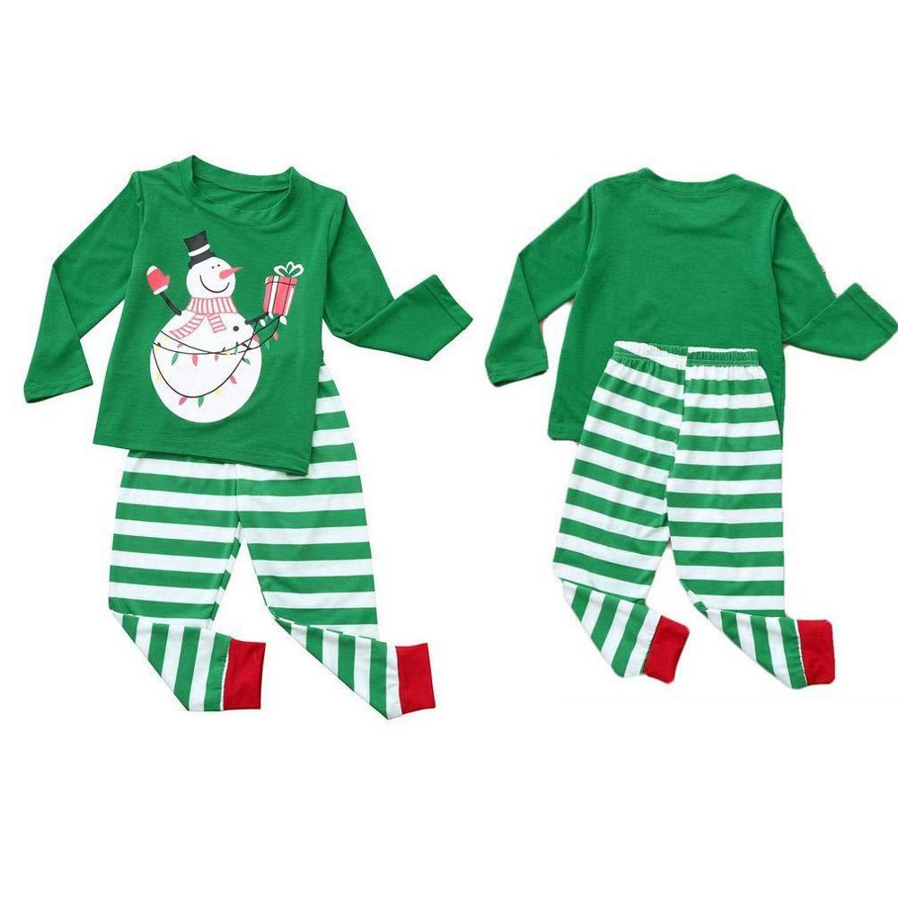 Изображение товара: Семейный комплект пижам TUONXYE в виде снеговика для детей и взрослых