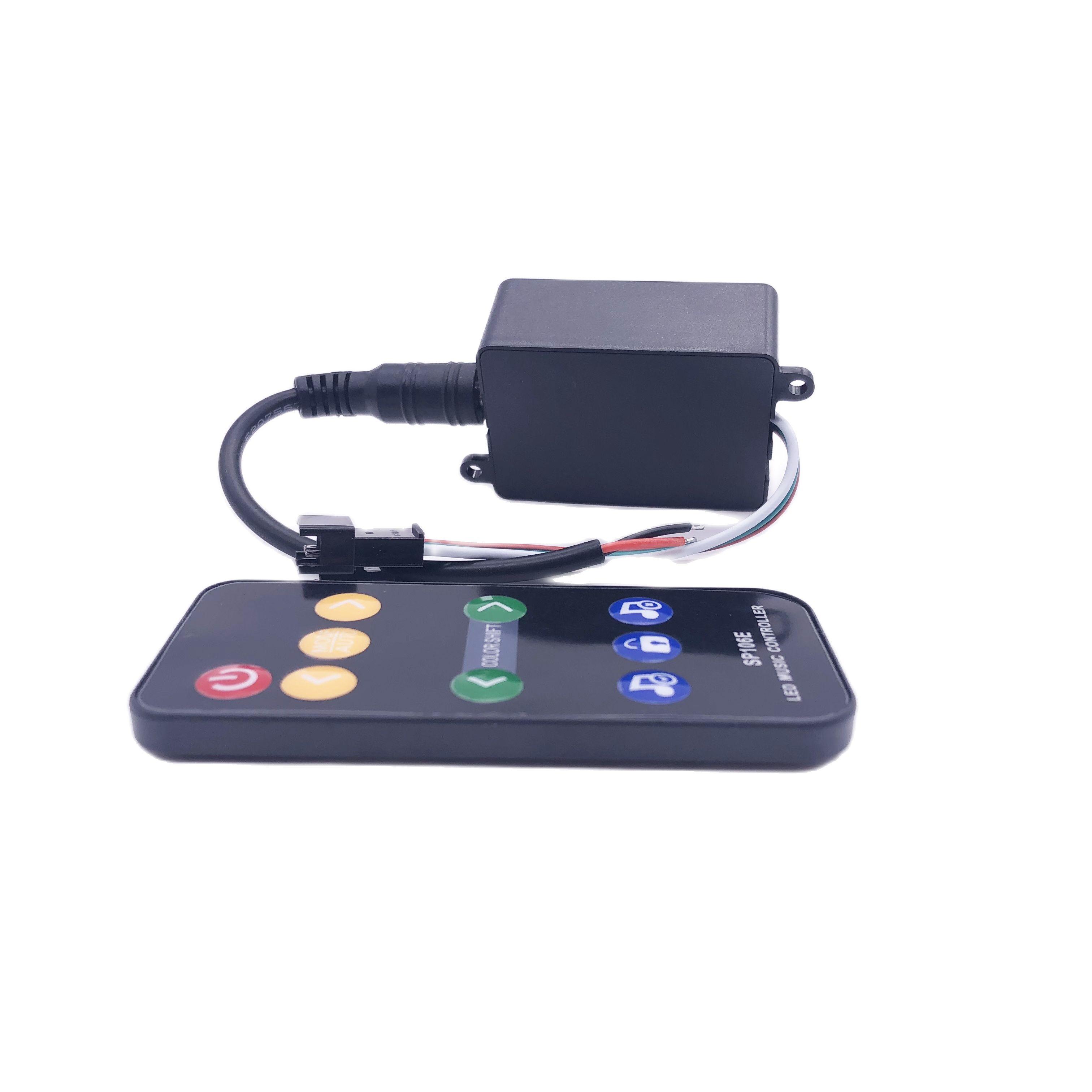 Изображение товара: RF мини беспроводной музыкальный контроллер sp106e широко используется в WS2812BGS1903SM16703WS2811SK6812 светодиодной ленте Пиксельная лампа RGB dc5v-24v