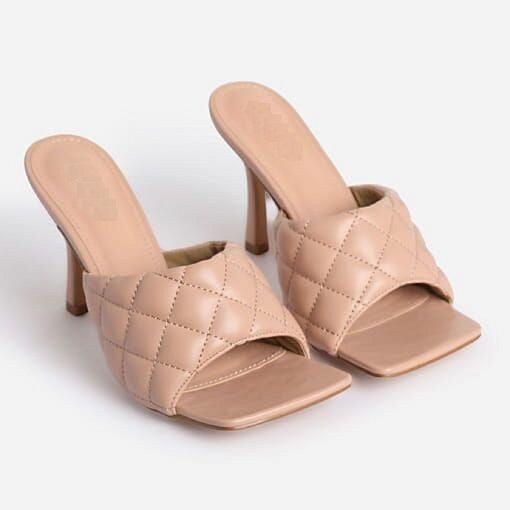 Изображение товара: Новинка лета 2020, мягкие сандалии на высоком каблуке, женская обувь на спине большого размера 40-42, модная женская обувь с квадратным носком
