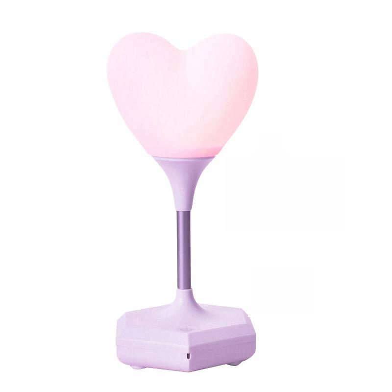 Изображение товара: Декоративная лампа с Usb-зарядкой, ночник с дистанционным управлением, Детский 3D светильник для создания атмосферы в виде любящего сердца, прикроватная лампа, подарок для девочки