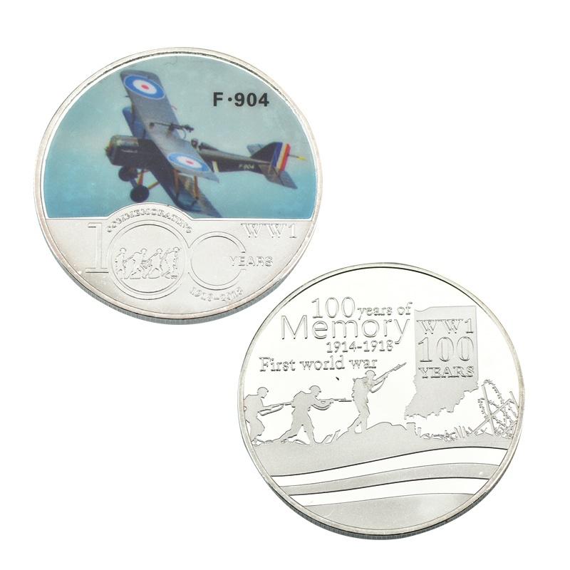Изображение товара: Набор серебряных коллекционных монет со второй годовщиной Второй мировой войны, немецкая Военная памятная монета, сувенир, подарок, Прямая поставка