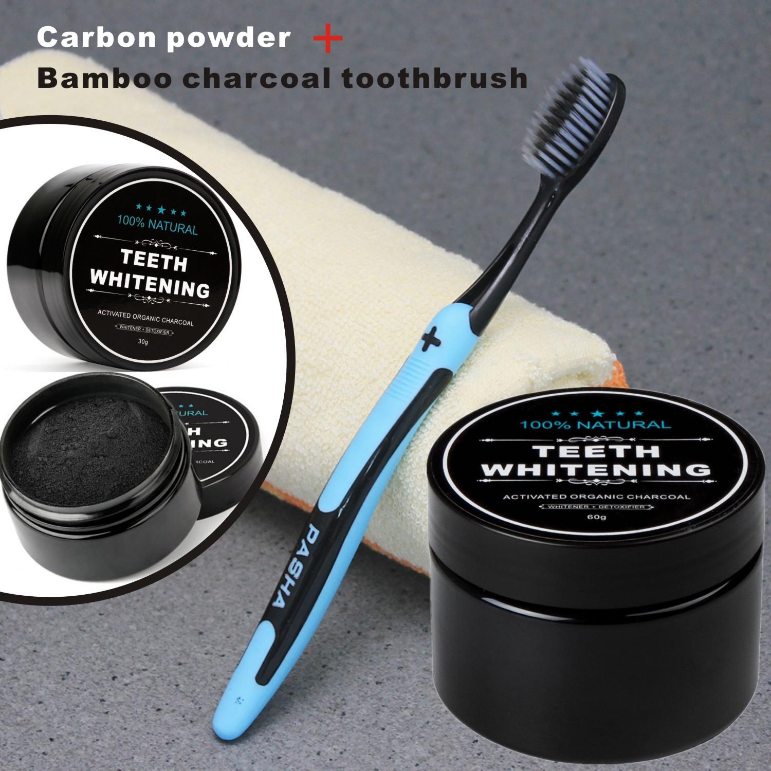 Изображение товара: Бамбуковый уголь нано зубная щетка черная зубная щетка уход за зубами зубная щетка порошок