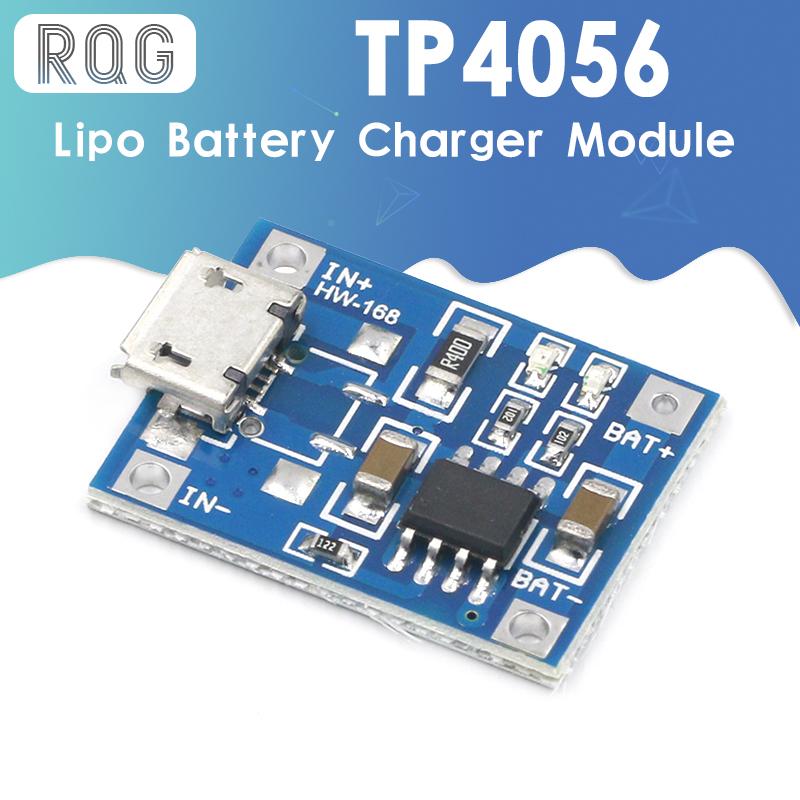 Изображение товара: Зарядная плата для Lipo аккумуляторов, 100 шт., TP4056 1A, модуль зарядного устройства, литиевая батарея, микро-порт, микрофон, USB, новое поступление