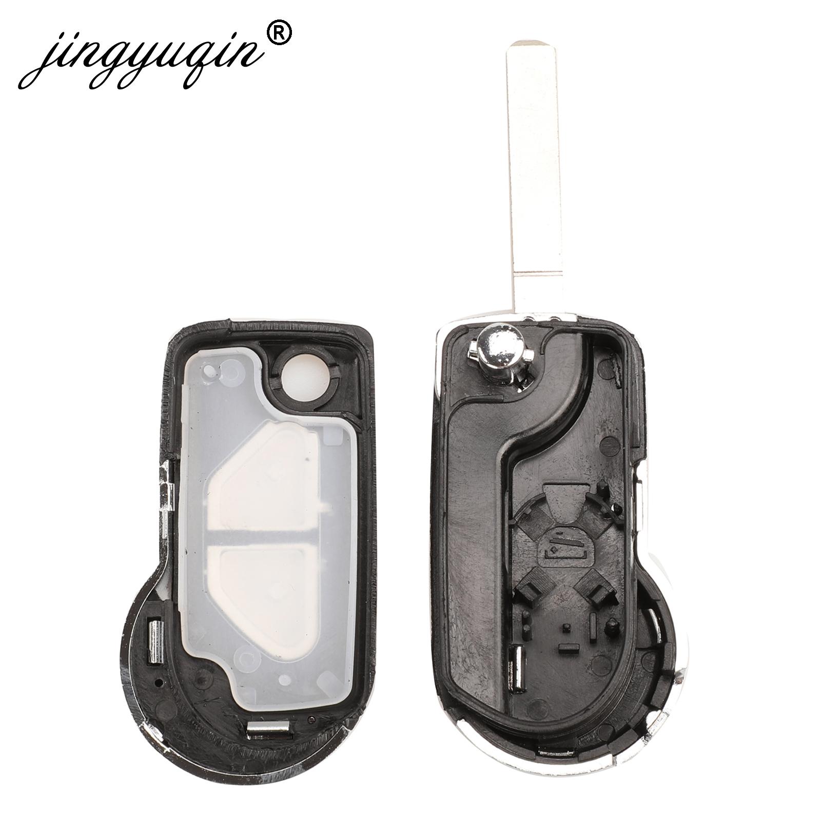 Изображение товара: Jingyuqin для Citroen DS3, 2 кнопки, Uncut VA2, чехол с лезвием для ключей, чехол с дистанционным управлением