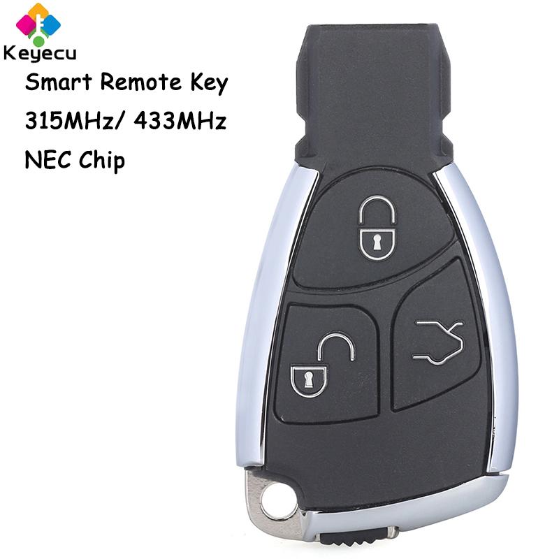 Изображение товара: Смарт-пульт дистанционного управления автомобильный ключ с 3 кнопками 315 МГц/433 МГц NEC Чип Fob для Mercedes-Benz 2000 2001 2002 2003 2004 - 2014